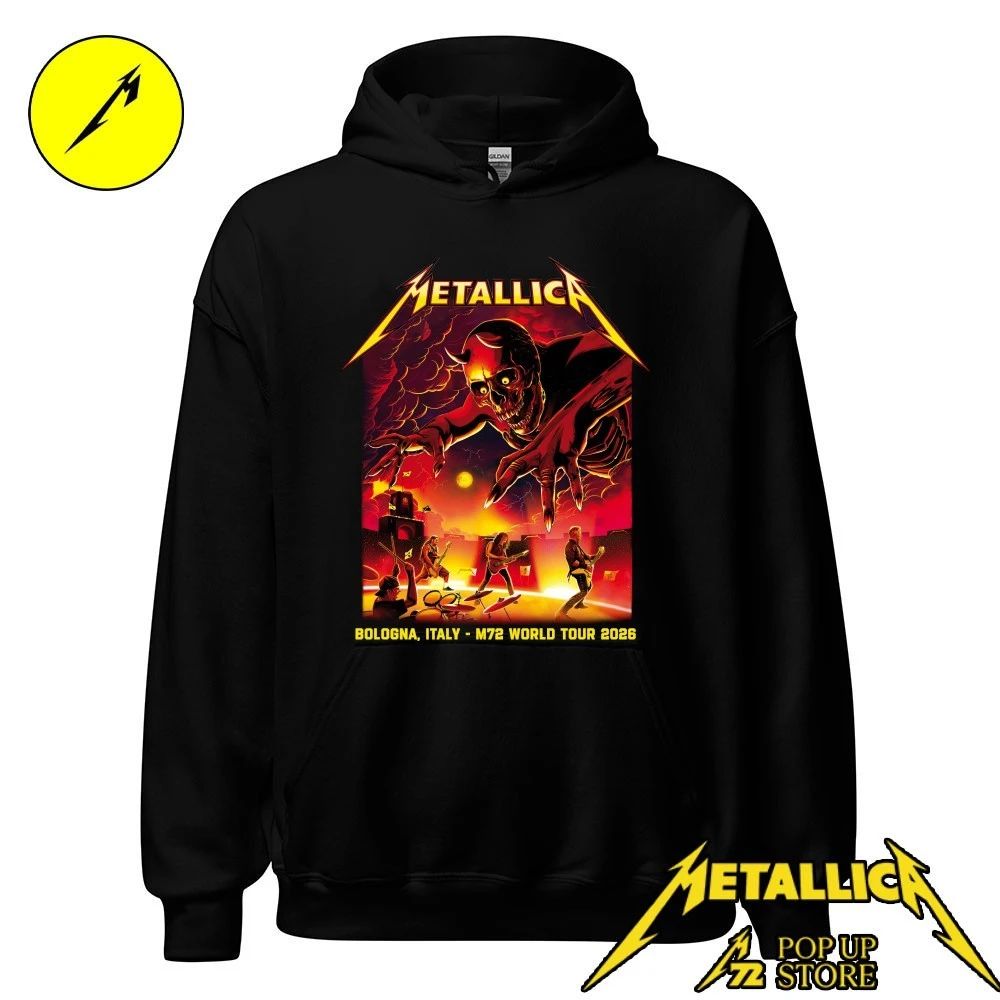 Maglietta Metallica Bologna 3 Giugno 2026 – Art By Nino Cammarata T-Shirt