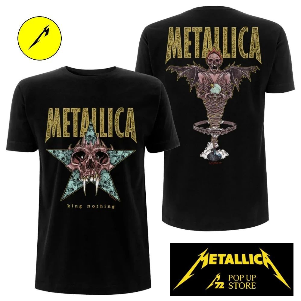 Metallica Pop-up Shop M72 European World Tour 2026 King Nothing Shirt