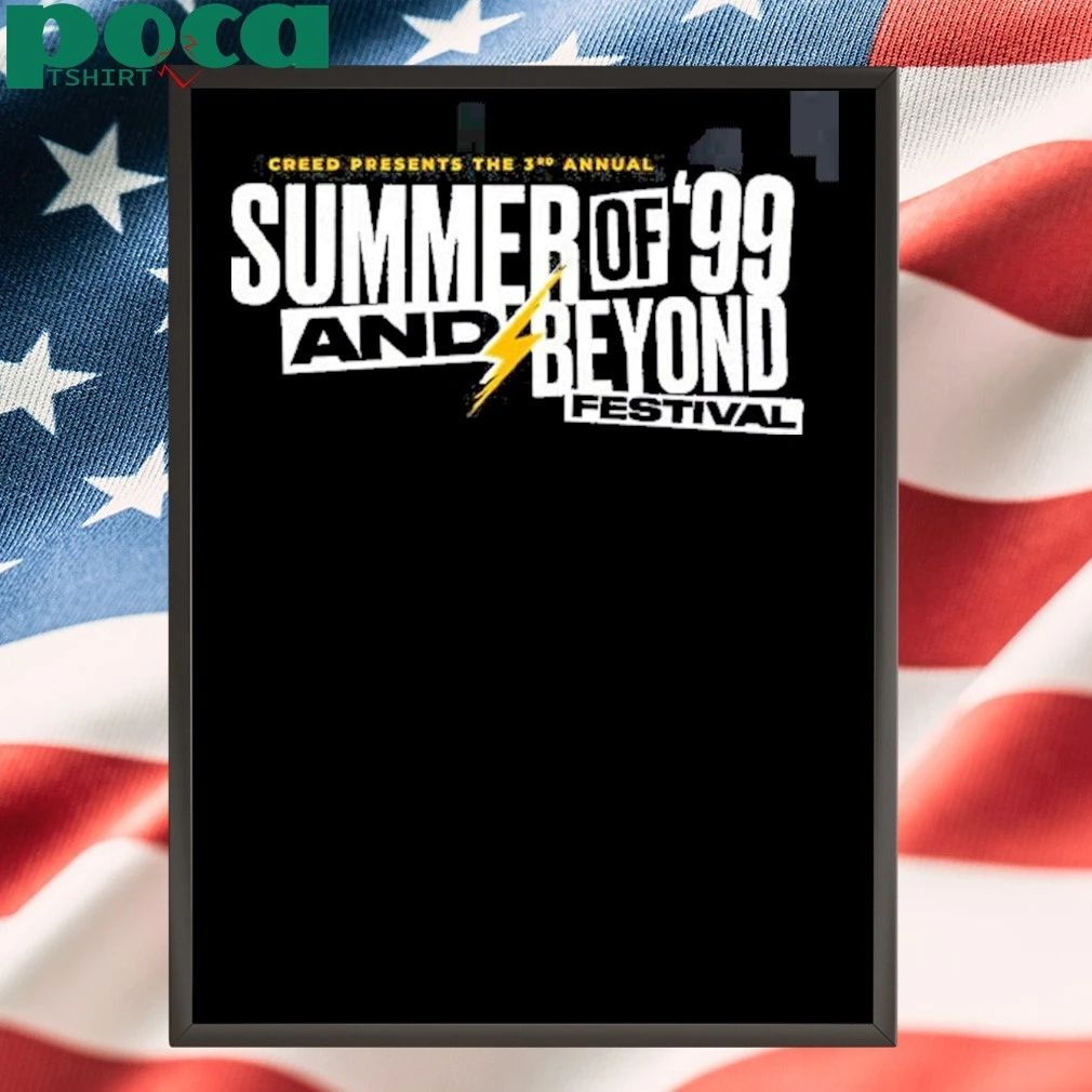 Summer Of ’99 And Beyond Festival 2026 Full Lineup In Tinley Park Illinois At Credit Union 1 Amphitheatre Creed Presents The 3rd Annual T-Shirt
