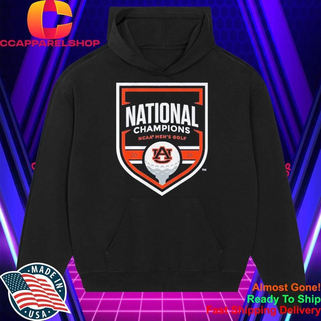 Auburn Tigers NCAA Men’s Golf 2026 National Champions Logo Shirt
