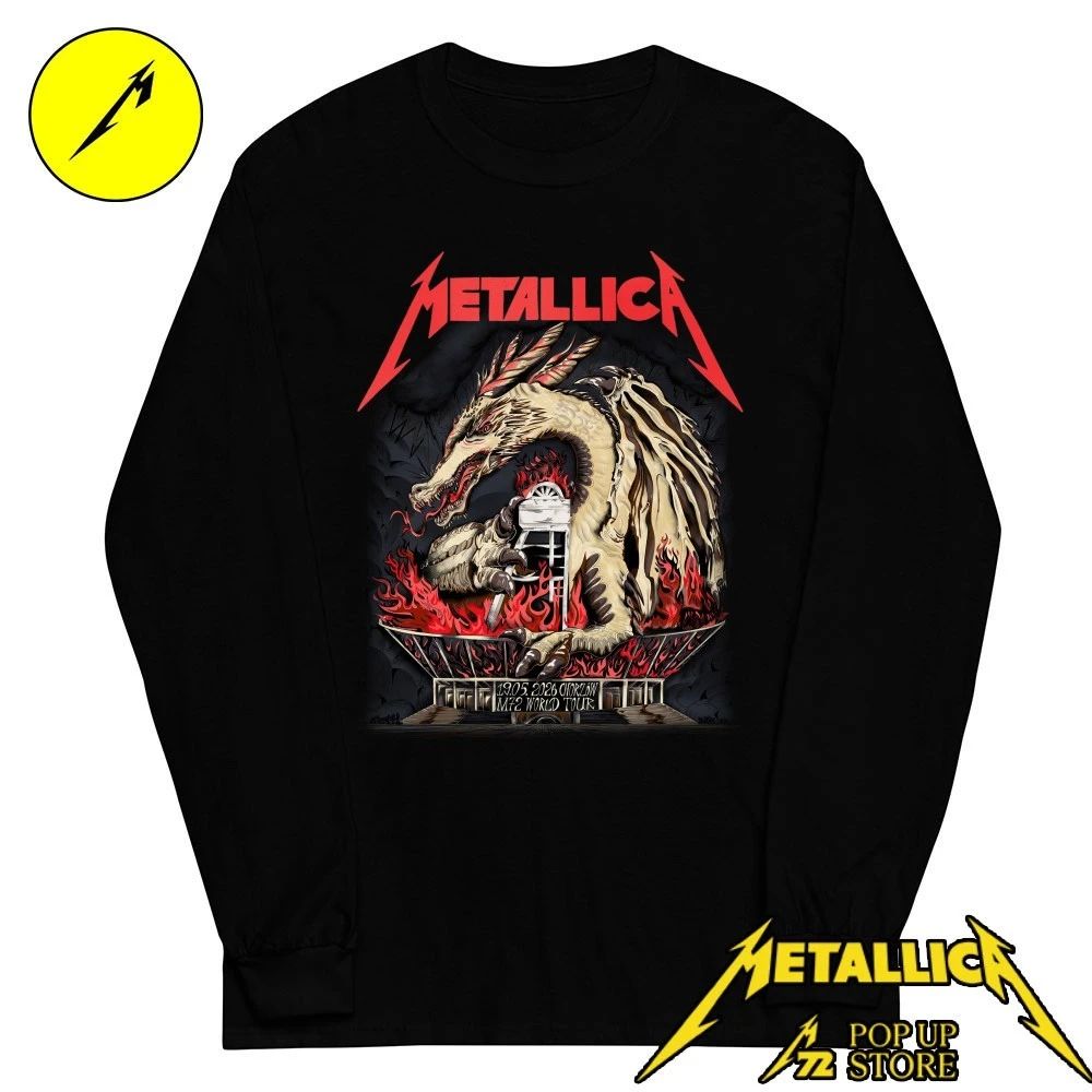 Metallica Pop-Up Shop Chorzow Tour May 19, 2026 Poster Tee At Chorzow, Poland Art by Banachkarol Limited Edition Shirt