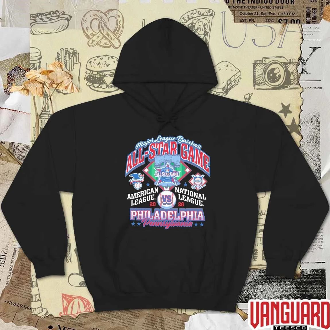Philadelphia Phillies MLB 2026 All-Star Game Pennsylvania Event Regional t-shirt