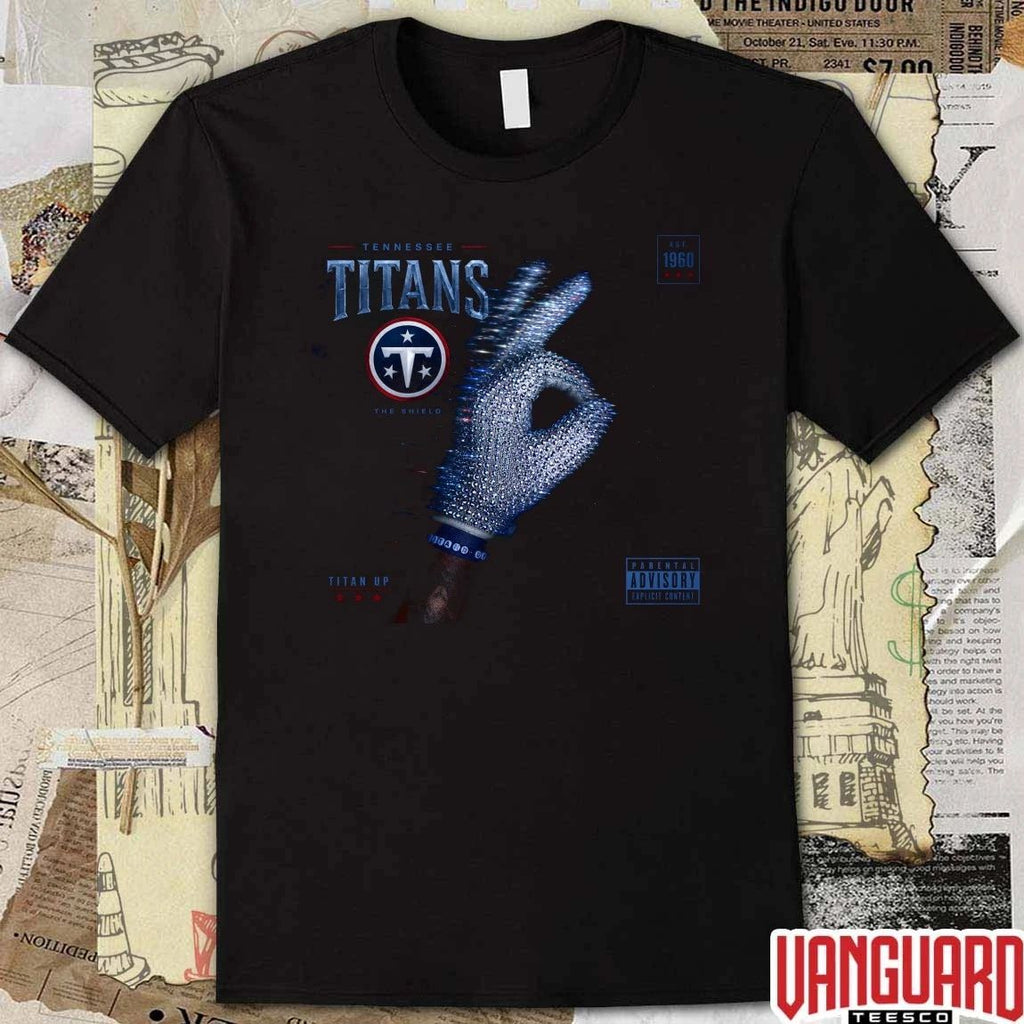 Drake Iceman x Tennessee Titans The Shield Titan Up Parental Advisory t-shirt