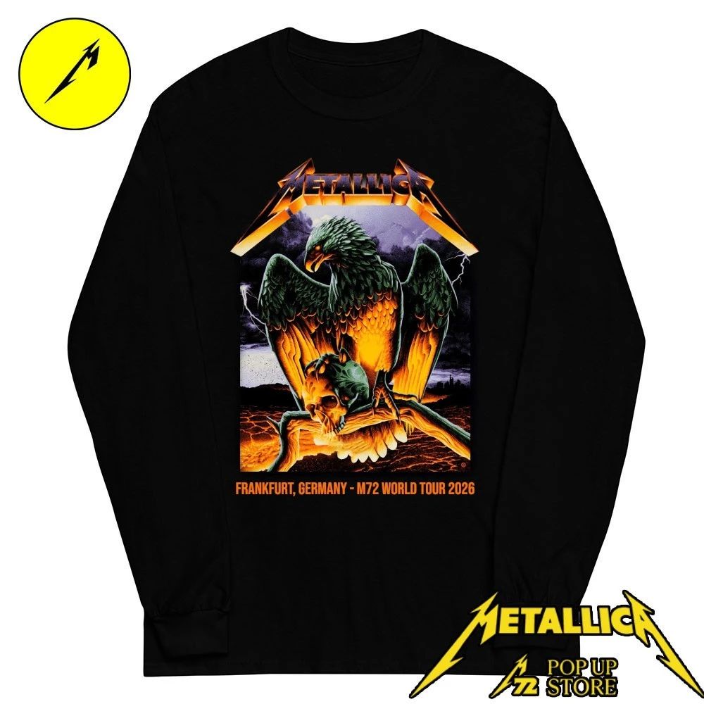 Metallica M72 Frankfurt Night 2 The Eagle T-Shirt – Deutsche Bank Park, Germany – May 24, 2026