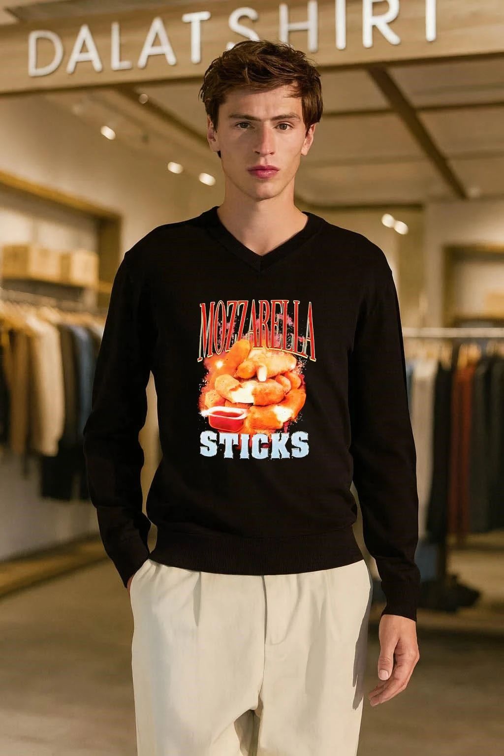 Mozzarella Sticks Cheesy Appetizer shirt