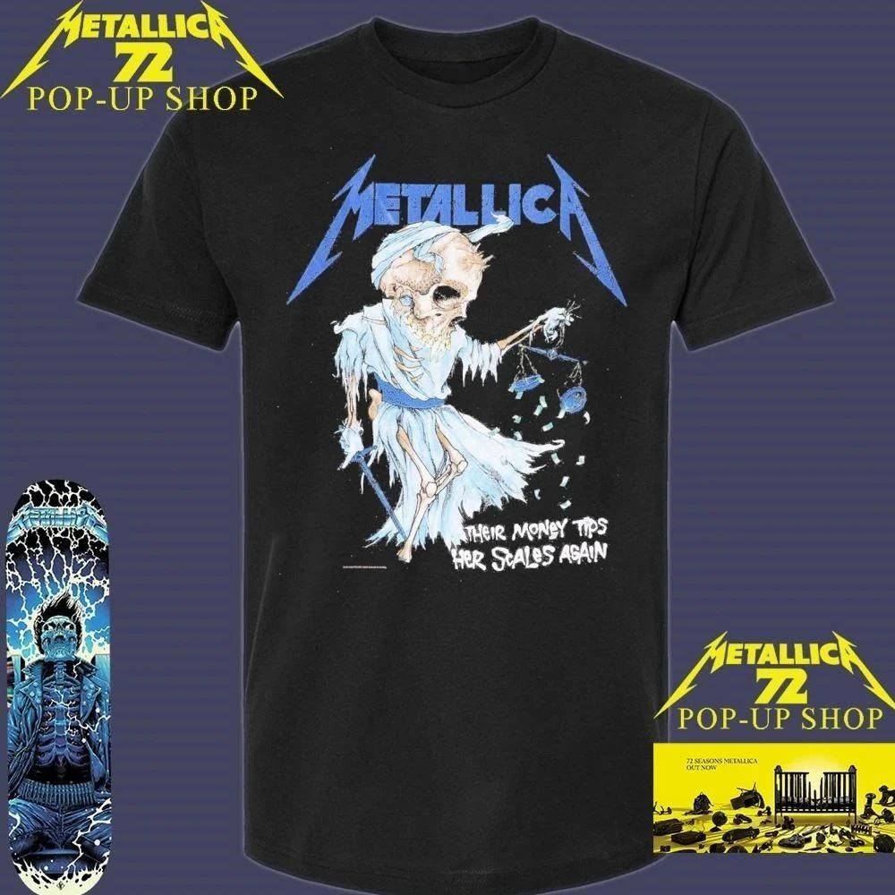 Metallica M72 World Tour The Money Tips Her Scales Again Pop-up Shop T-Shirt