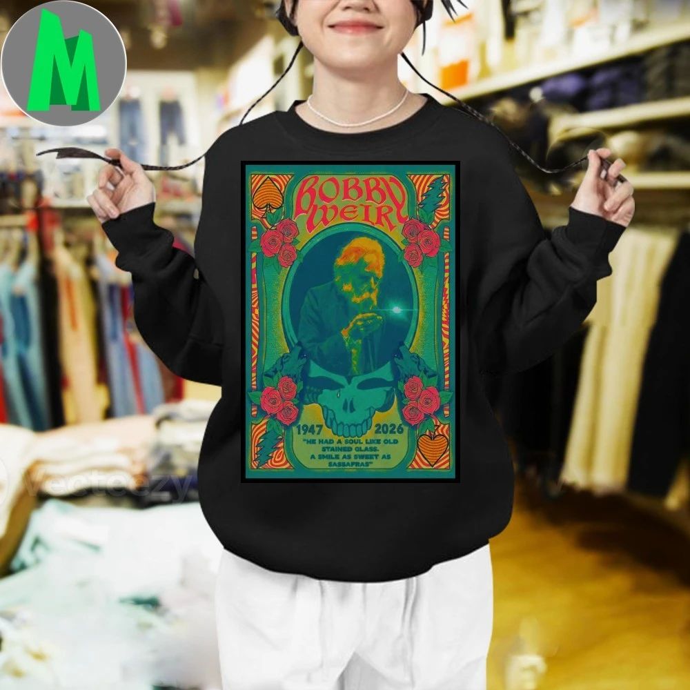 Bobby Weir 1947-2026 Poster Shirt