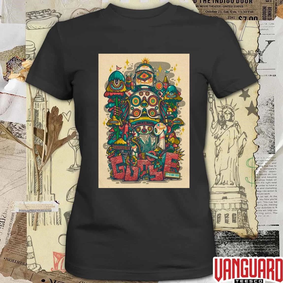 Goose Electric Brixton, London UK May 22-23 2026 Poster t-shirt