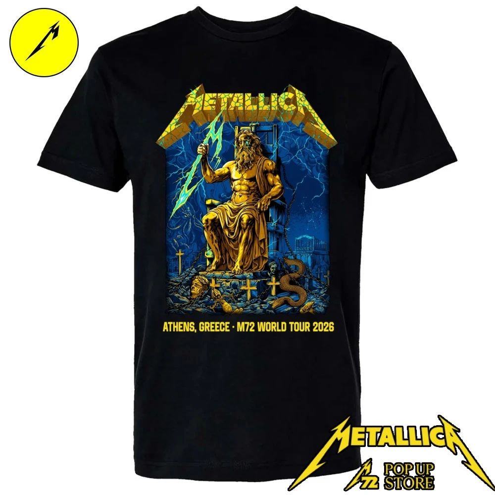 Metallica M72 Athens 2026 Olympic Stadium, 9 May 2026 by Revolverdart Shirt