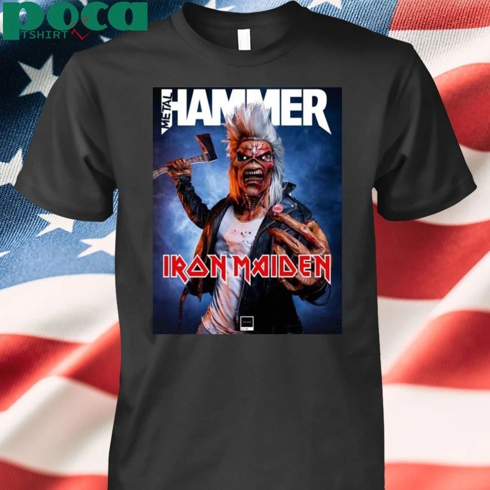 Iron Maiden X Metal Hammer New Issue 405 Premium Celebrates Iron Maiden 50th Birthday Home Decor Poster T-shirt