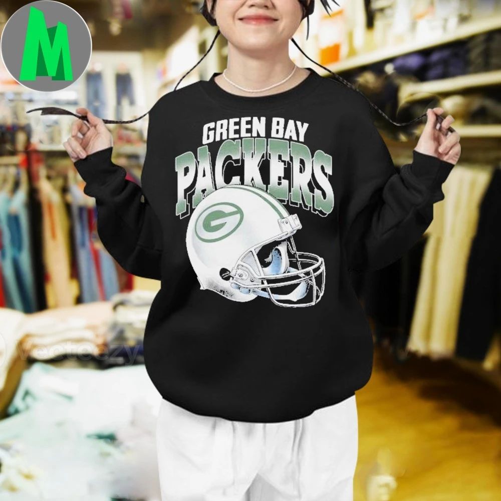 Original Green Bay Packers Gradient Helmet Shirt