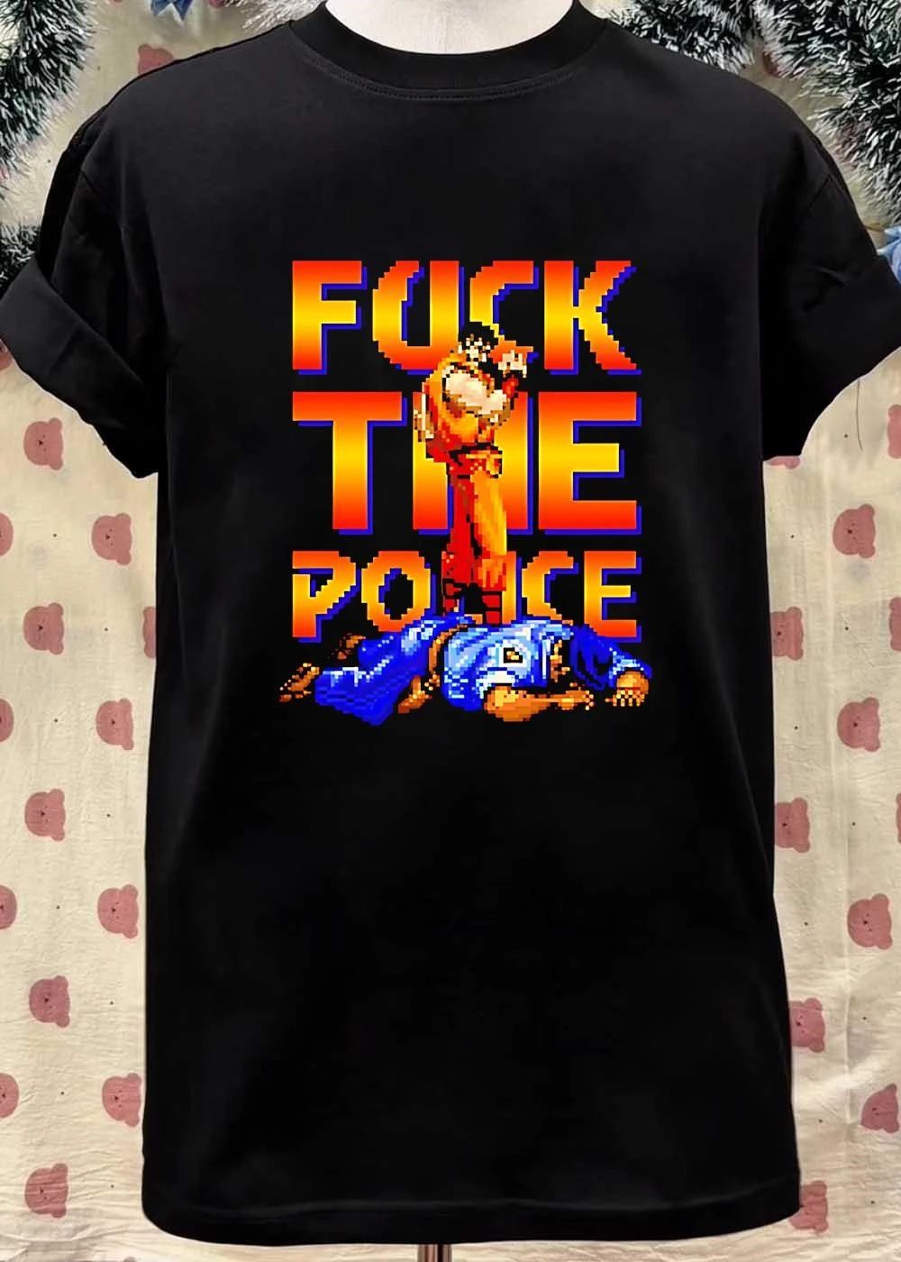 Fuck the Police Contra video games shirt