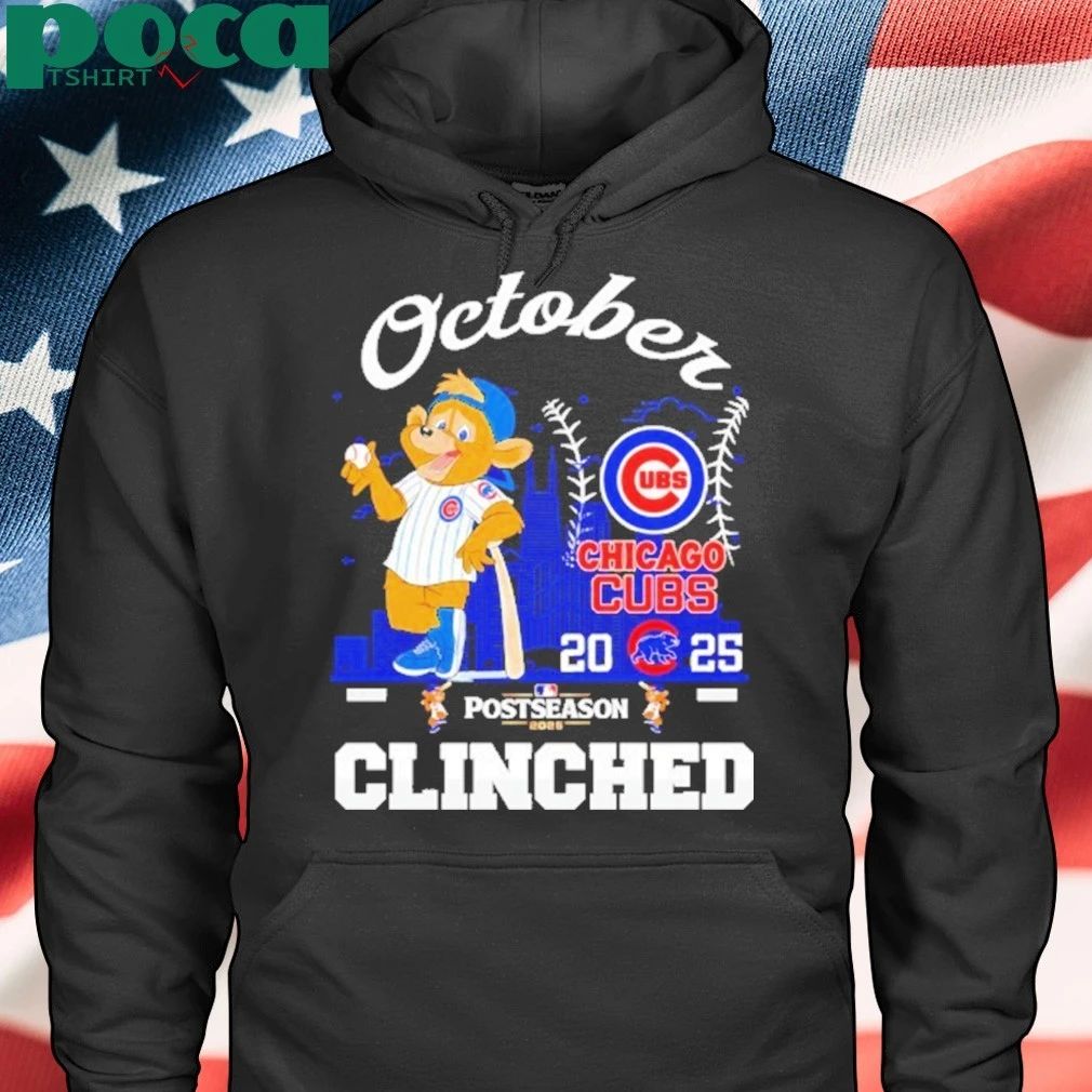 Chicago Cubs Postseason Clinched 2025 October T-shirt