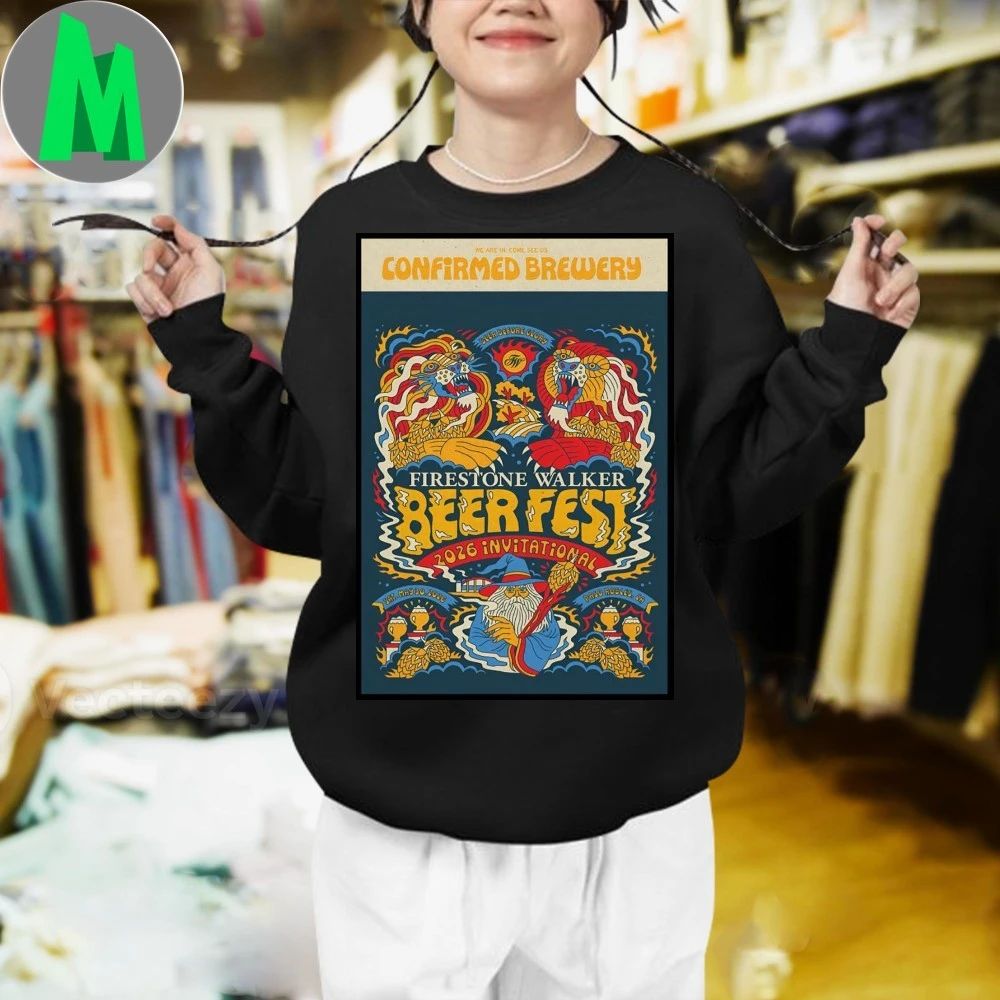 Firestone Walker Beer Fest Paso Robles Ca May 30 2026 Poster Shirt