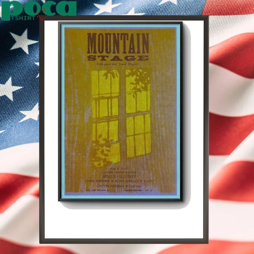 Poster Mountain Stage May 3 2026 Culture Center Theater LIMITED shirt