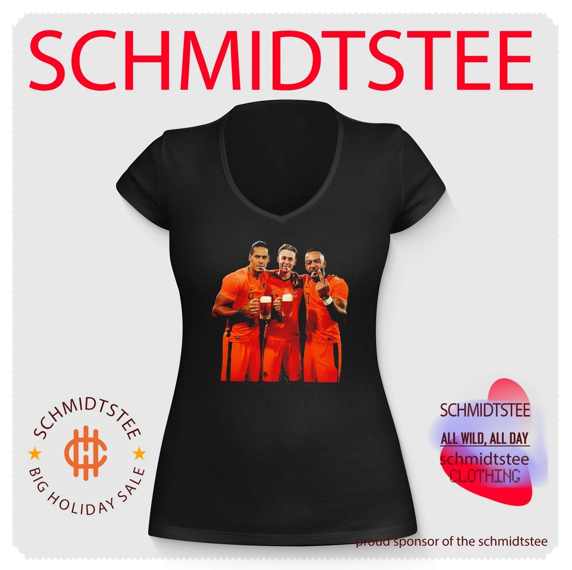 Virgil van Dijk Frenkie de Jong and Memphis Depay Netherlands National Team shirt