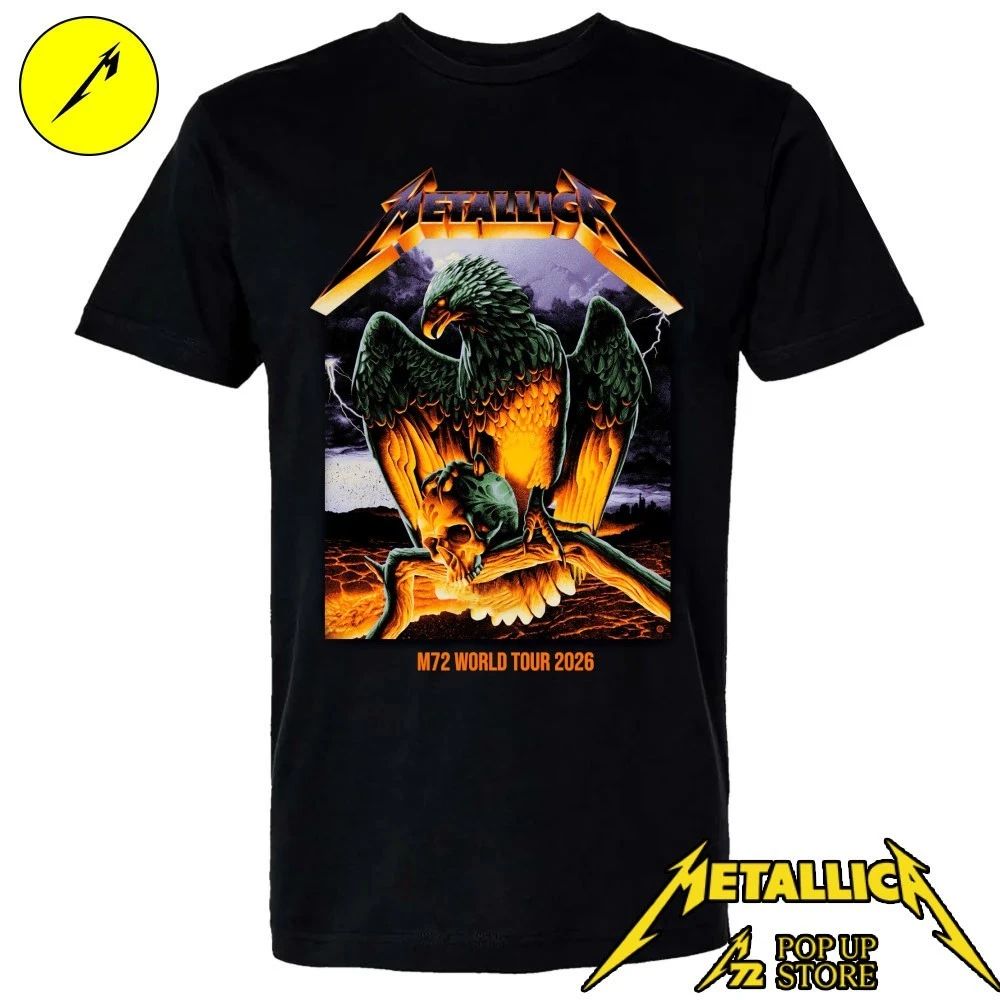 Metallica M72 Frankfurt Eagle Skull Limited Edition Shirt – May 24 at Deutsche Bank Park, Germany