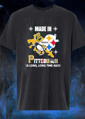Pittsburgh Fans Apparel Made in a Long Time Ago Steelers Pirates Penguins T-Shirt