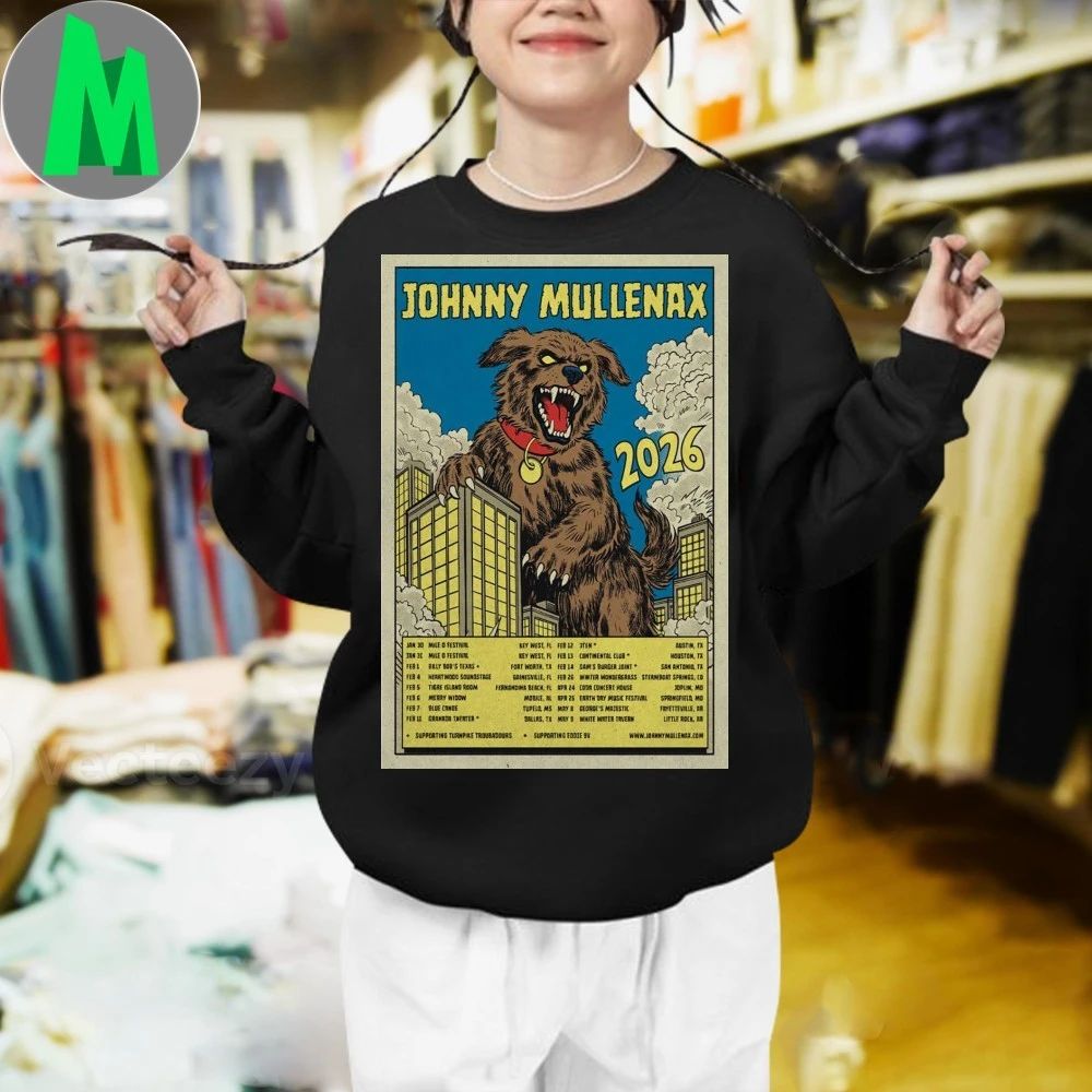 Johnny Mullenax Tour Jan – Feb 2026 Poster Shirt
