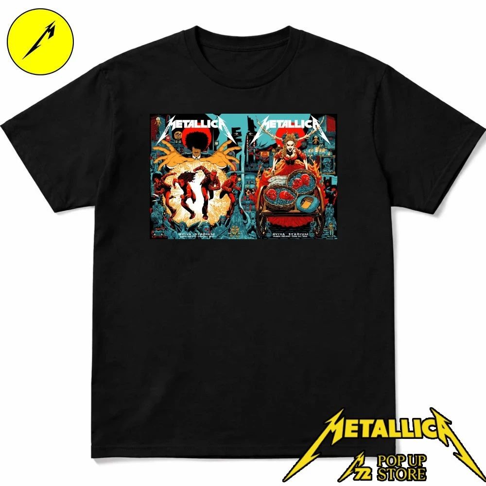 Metallica M72 Dublin Ireland 2026 T-Shirt Night 1 And 2 Combined At Aviva Stadium On June 19 And 21 2026 – Pop Up Store Limited Edition by Mick Cassidy