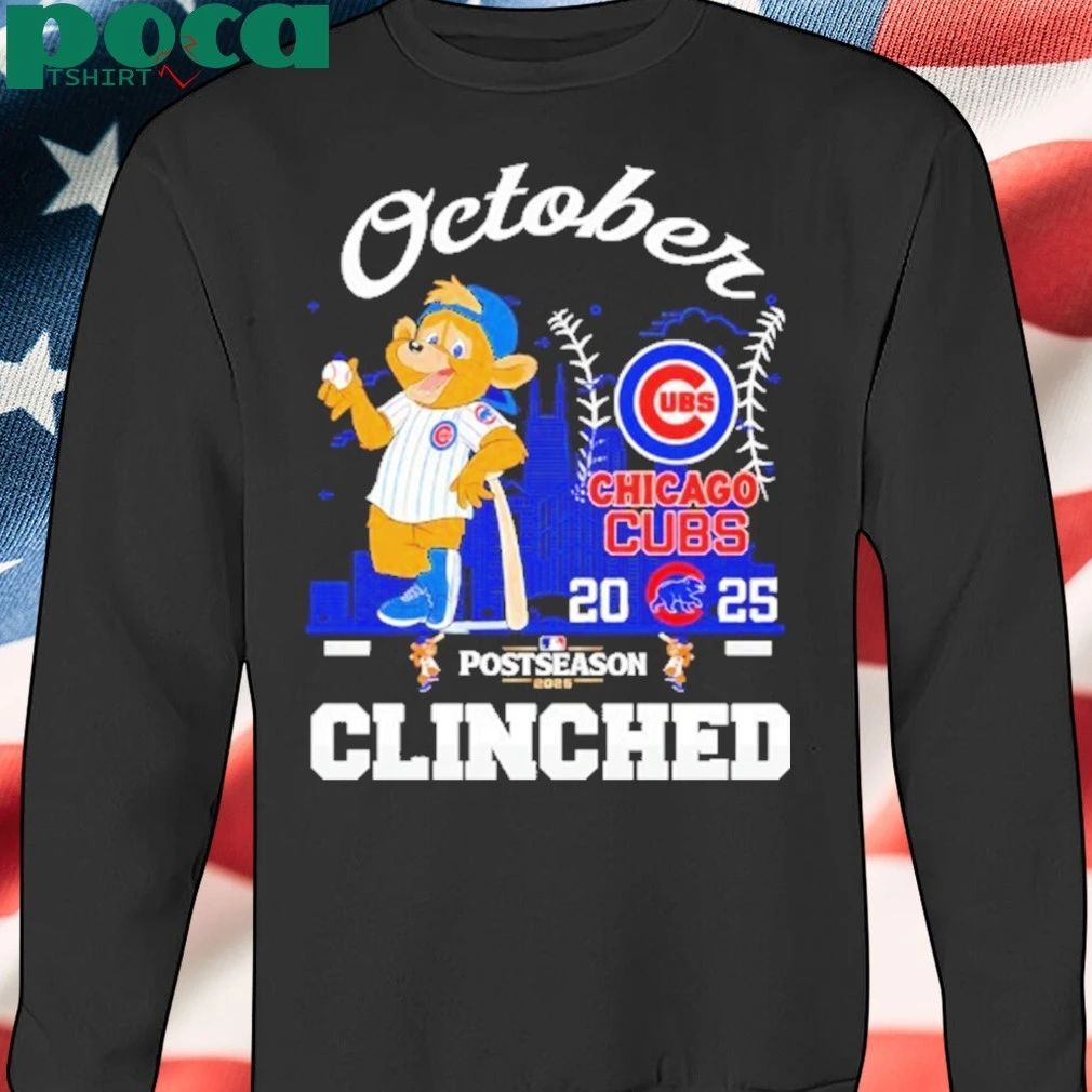 Chicago Cubs Postseason Clinched 2025 October T-shirt