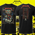 Limited Edition Metallica M72 World Tour 2026 Tee – Glasgow, Scotland 25th June 2026 Wolf Skull