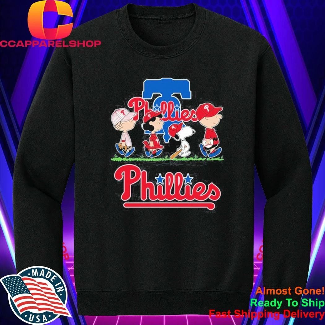 Peanuts characters Philadelphia Phillies abbey road Shirt