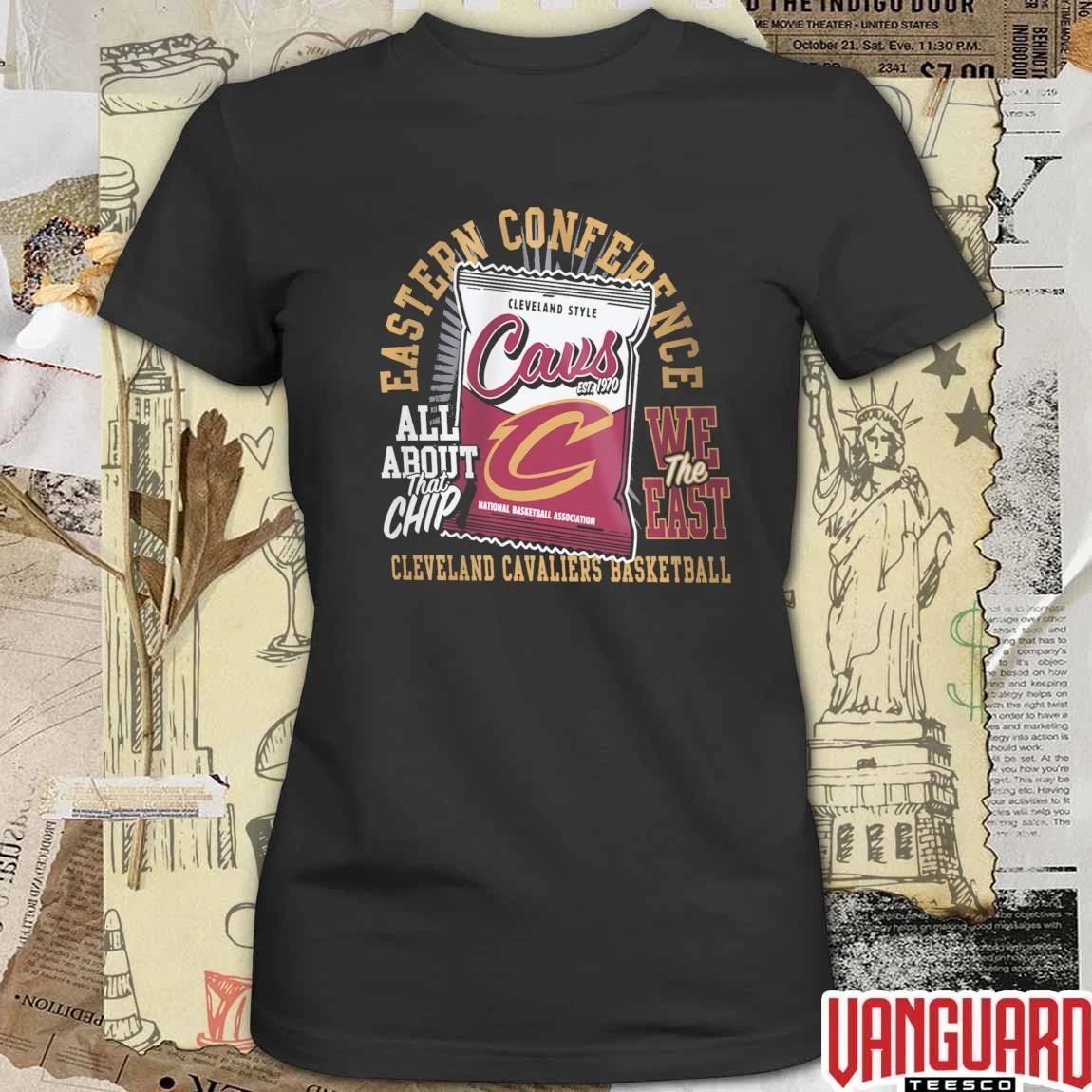 Cleveland Cavaliers Basketball NBA Eastern Conference All About the Chip We The East t-shirt
