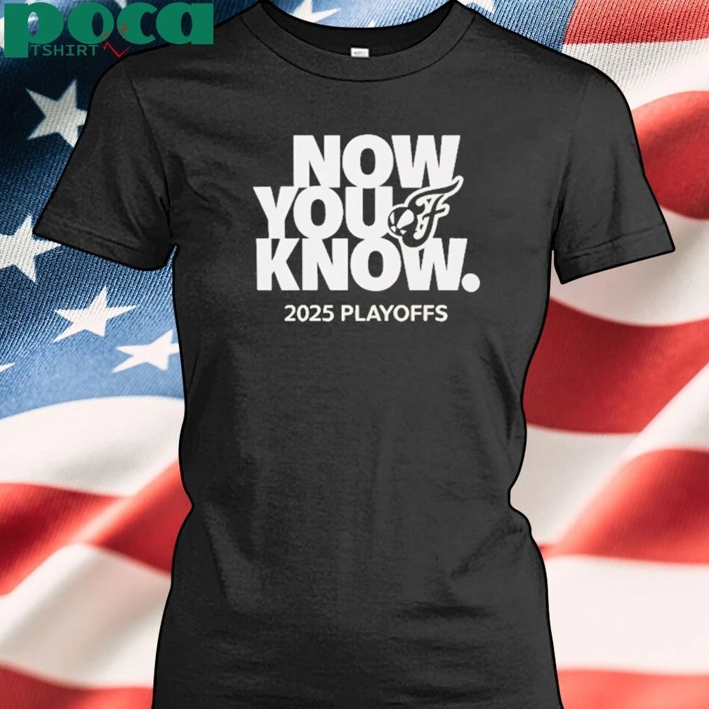 Fever Now You Know 2025 Playoffs T-shirt
