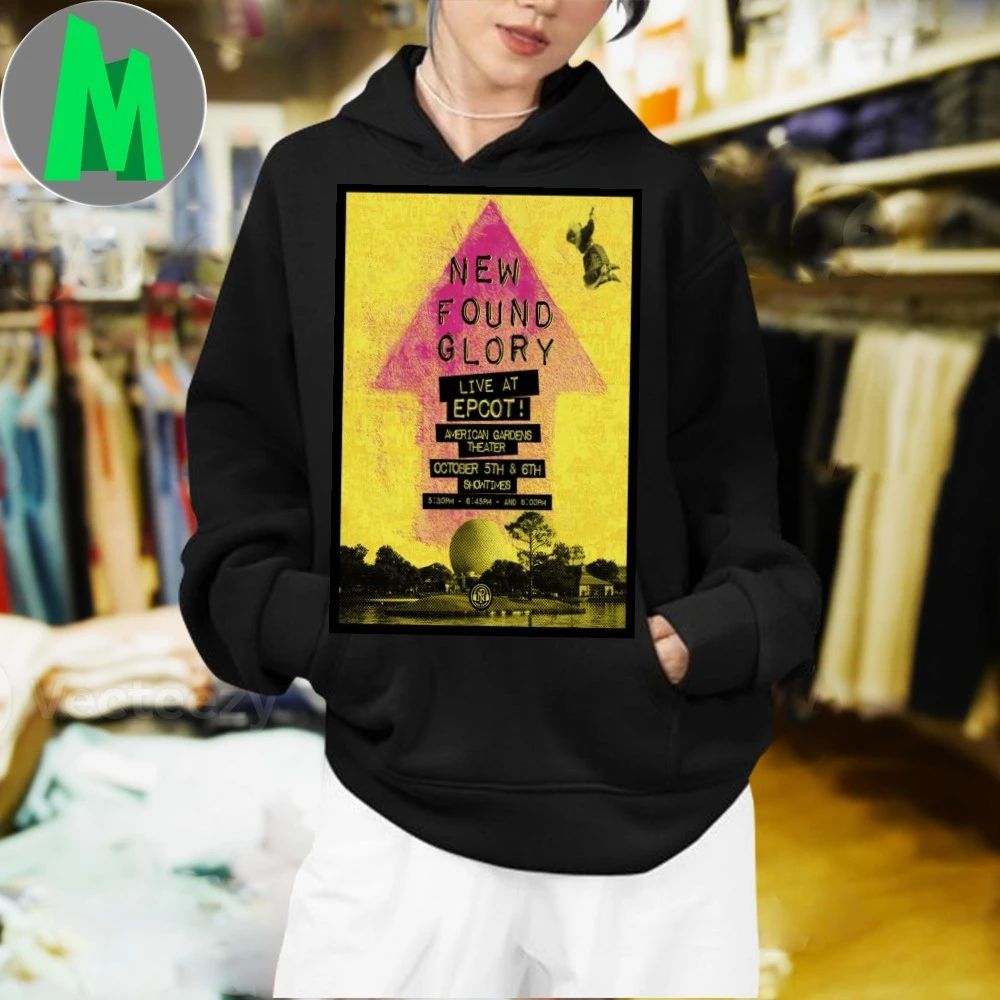 New Found Glory America Gardens Theatre Orlando, FL Oct 5-6 2025 Poster Shirt