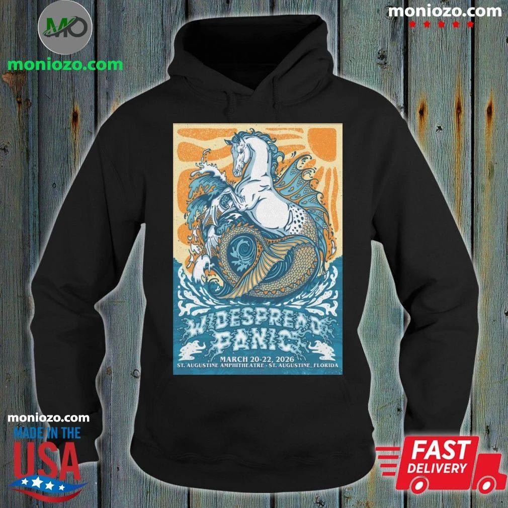 Widespread Panic The St. Augustine Amphitheatre In St. Augustine FL Mar 20-22 2026 Poster Shirt