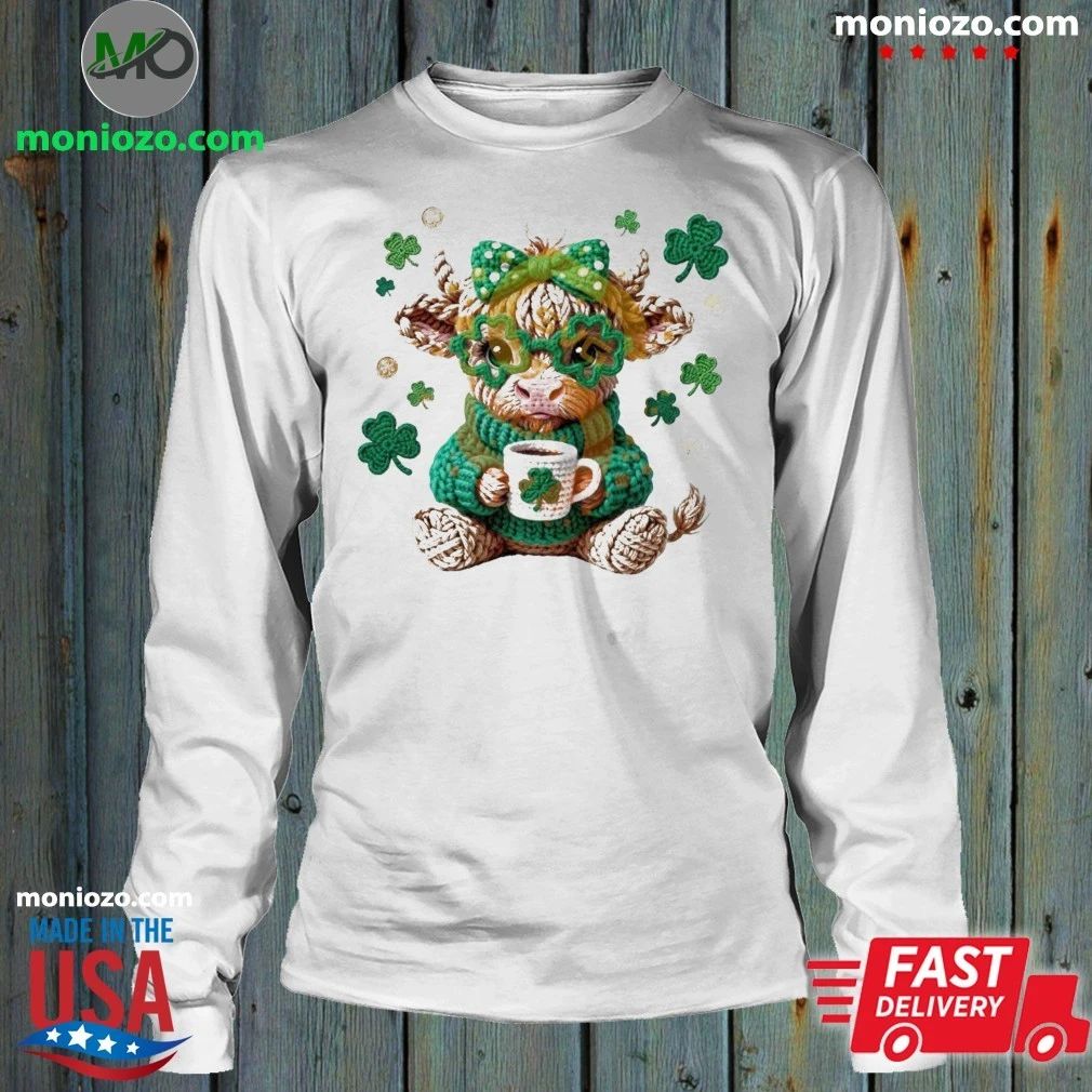Highland Cow St Patricks Shirt