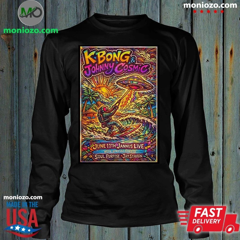Original KBong And Johnny Cosmic St Petersburg FL 6 11 2026 Poster Shirt