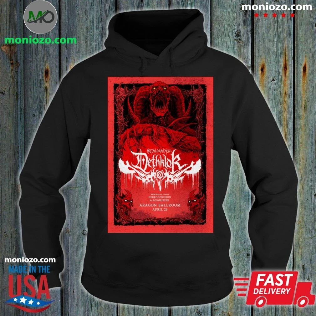 Original Nekrogoblikon Aragon Ballroom In Chicago IL Apr 26 2026 Poster Shirt – Perfect Gift for Men & Women