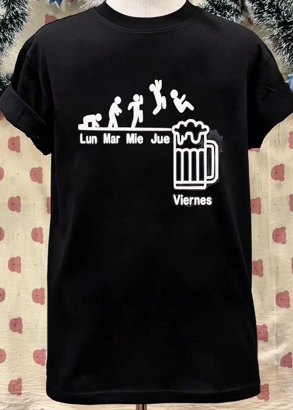 Evolution of the Week to Friday Beer Drinker Funny T-Shirt
