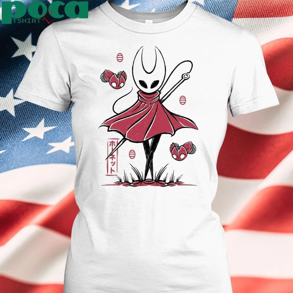 Hollow Knight Silksong Hornet Japanese Art T-shirt