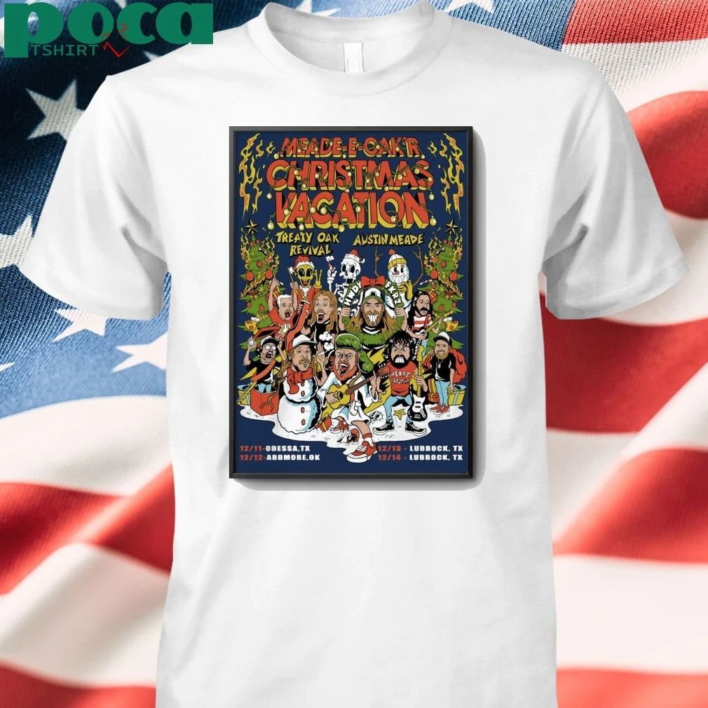 Austin Meade And Treaty Oak Revival Dec 12 2025 Ardmore OK Poster shirt