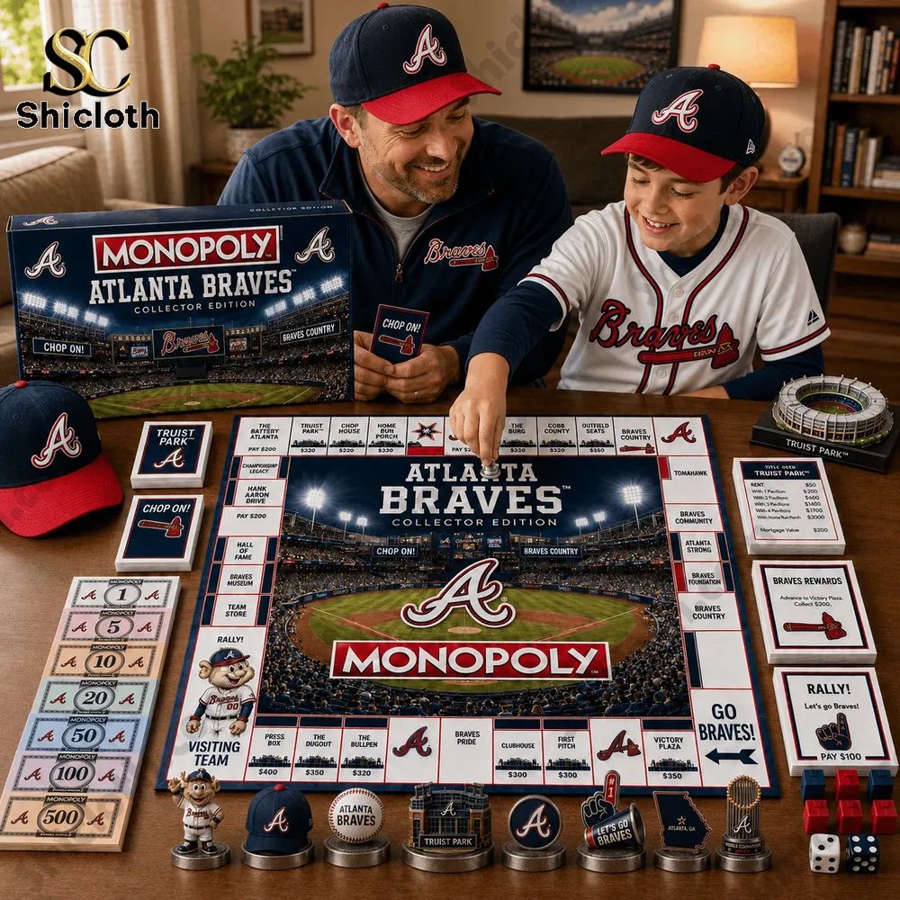 Atlanta Braves Collector’s Edition Monopoly Board Game