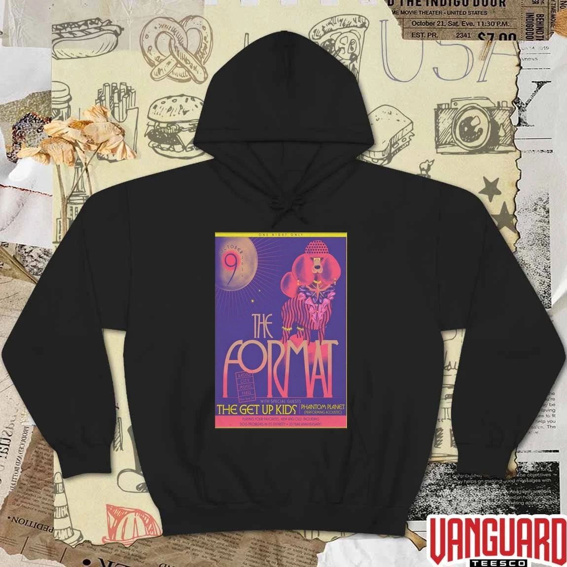 The Format October 9 2026 Radio City Music Hall In New York NY Poster t-shirt
