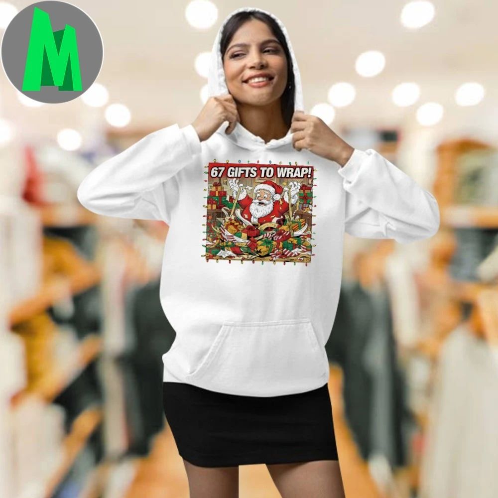 Santa 67 Gifts To Wrap Christmas Shirt