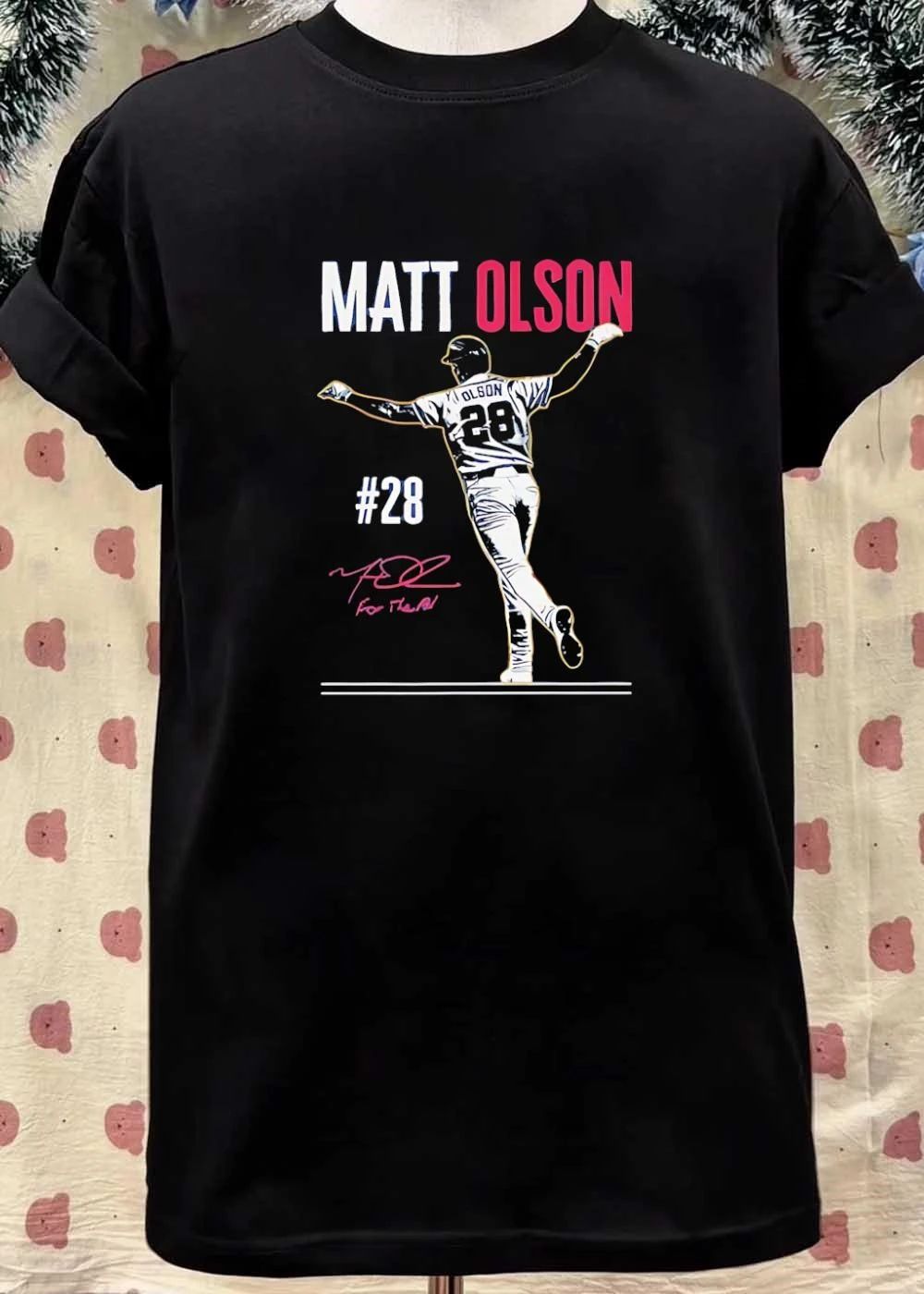 For the A Matt Olson 28 Baseball T-Shirt