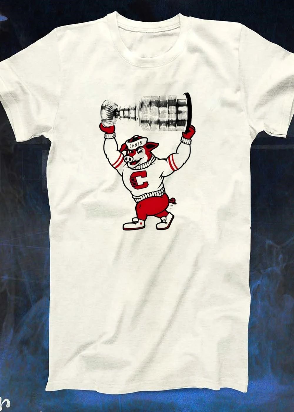 Canes Pig Holding the Stanley Cup Canes C Shirt