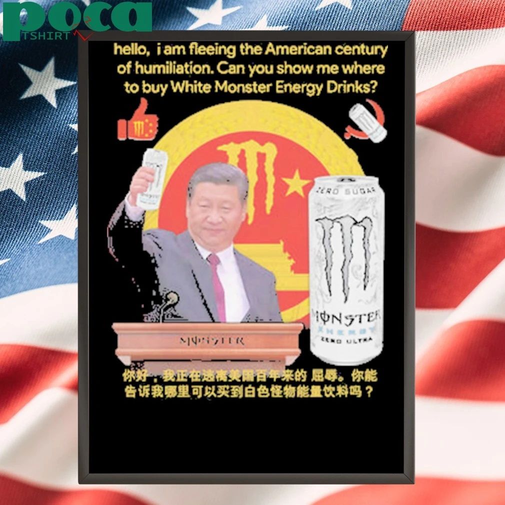 Hello, i am fleeing the American century of humiliation. Can you show me where to buy White Energy Drinks Shirt
