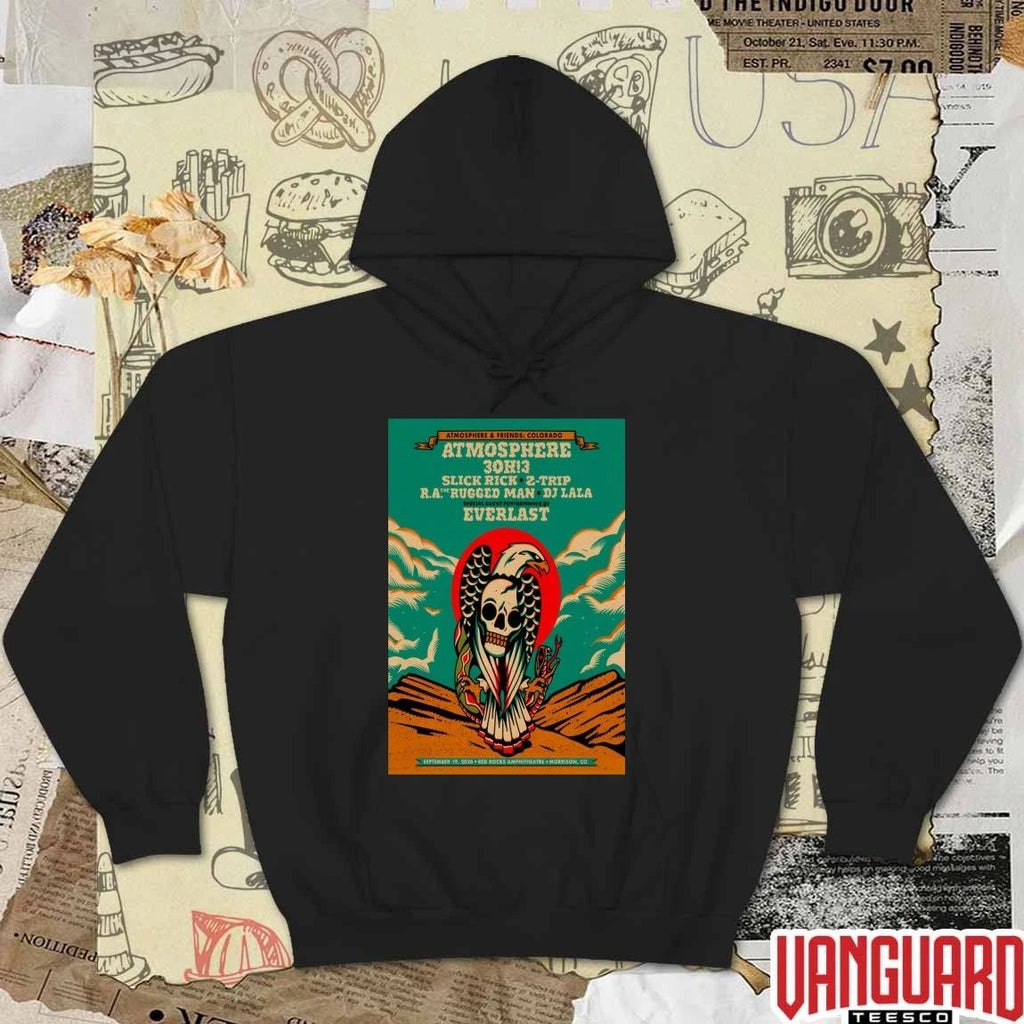 Atmosphere Pop Up Now September 19 2026 Red Rocks Amphitheatre Morrison CO Poster t-shirt