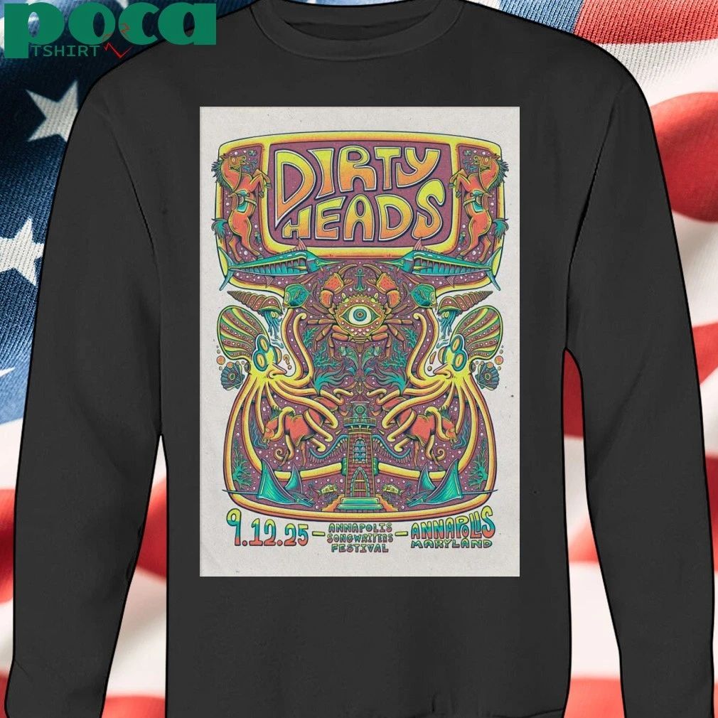 Dirty Heads Sep 12 2025 Calvert Street Stage In Annapolis MD Poster T-shirt