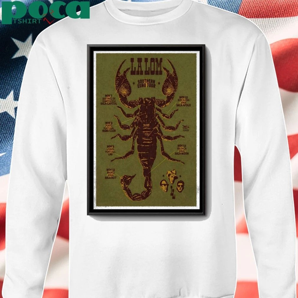 Lalom Europe Tour 2025 Poster shirt