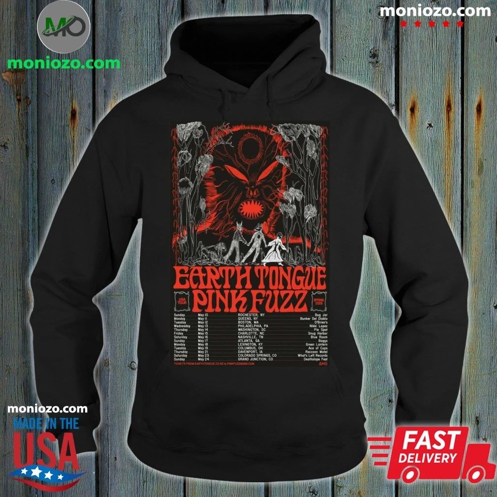 Earth Tongue USA Tour 2026 Poster Shirt