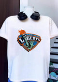 New York Liberty Basketball Torch Logo T-Shirt