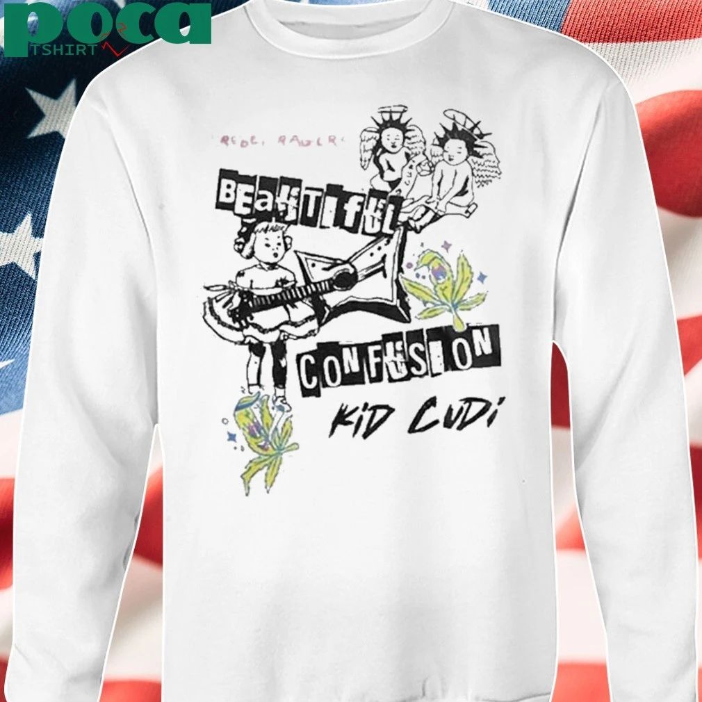 Kid Cudi 2026 Tour Dates The Rebel Ragers Beautiful Confusion Two Sided T-Shirt