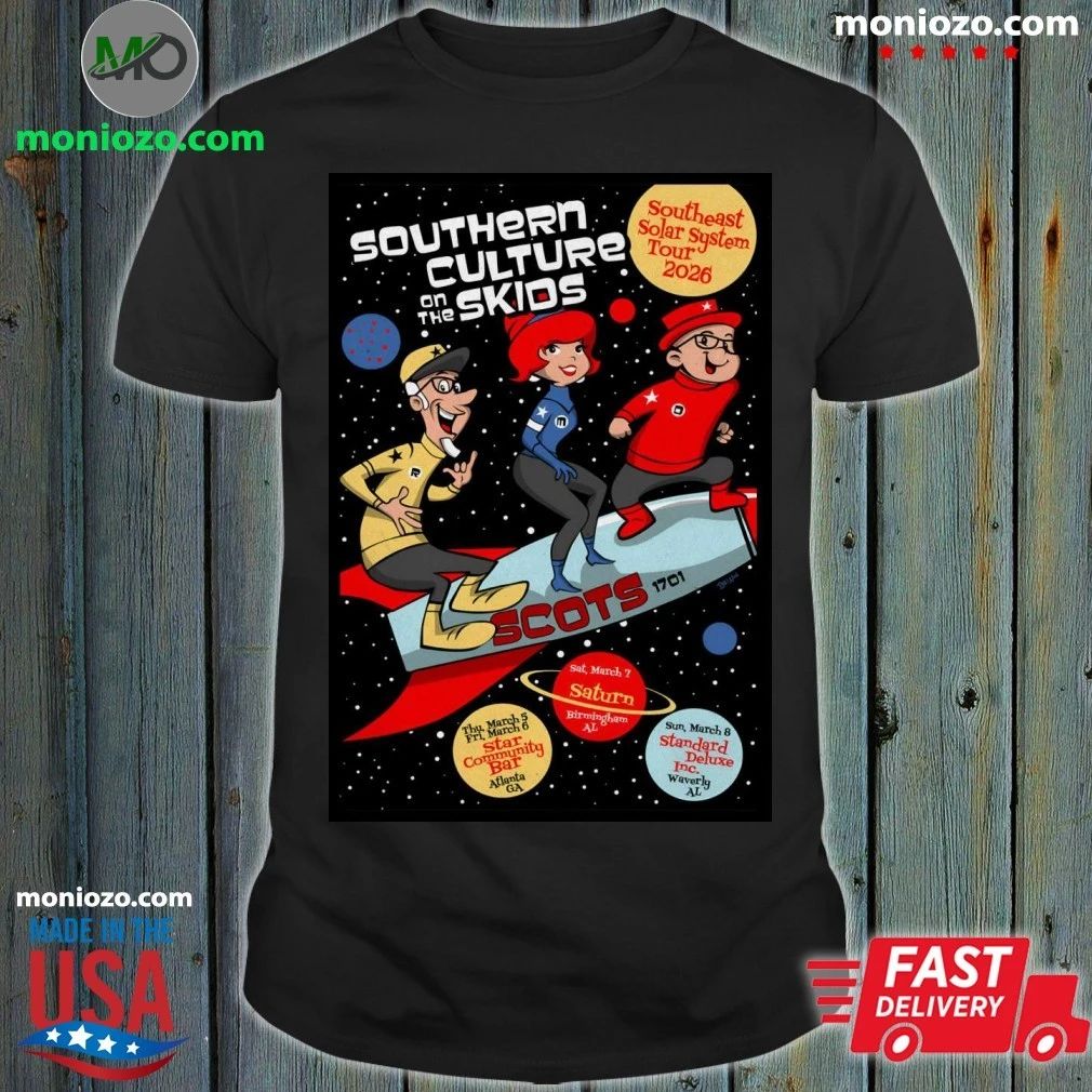 Original Southern Culture On The Skids Mar 5-6 2026 Atlanta GA Poster Shirt